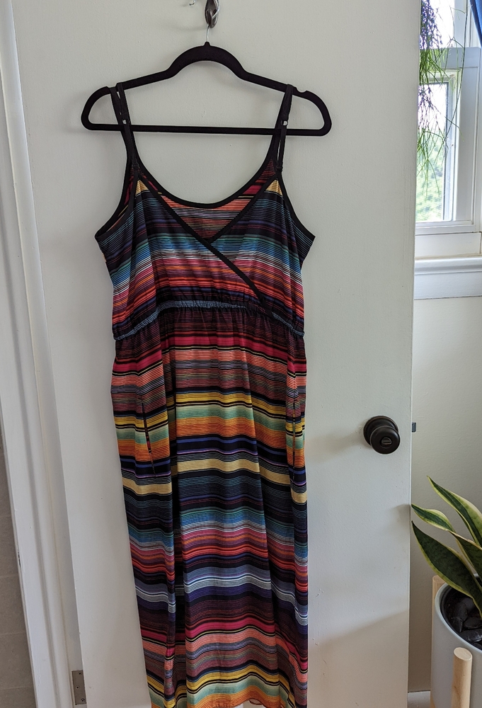 Athleta Havana Stripe Midi Dress - Picture 2 of 4